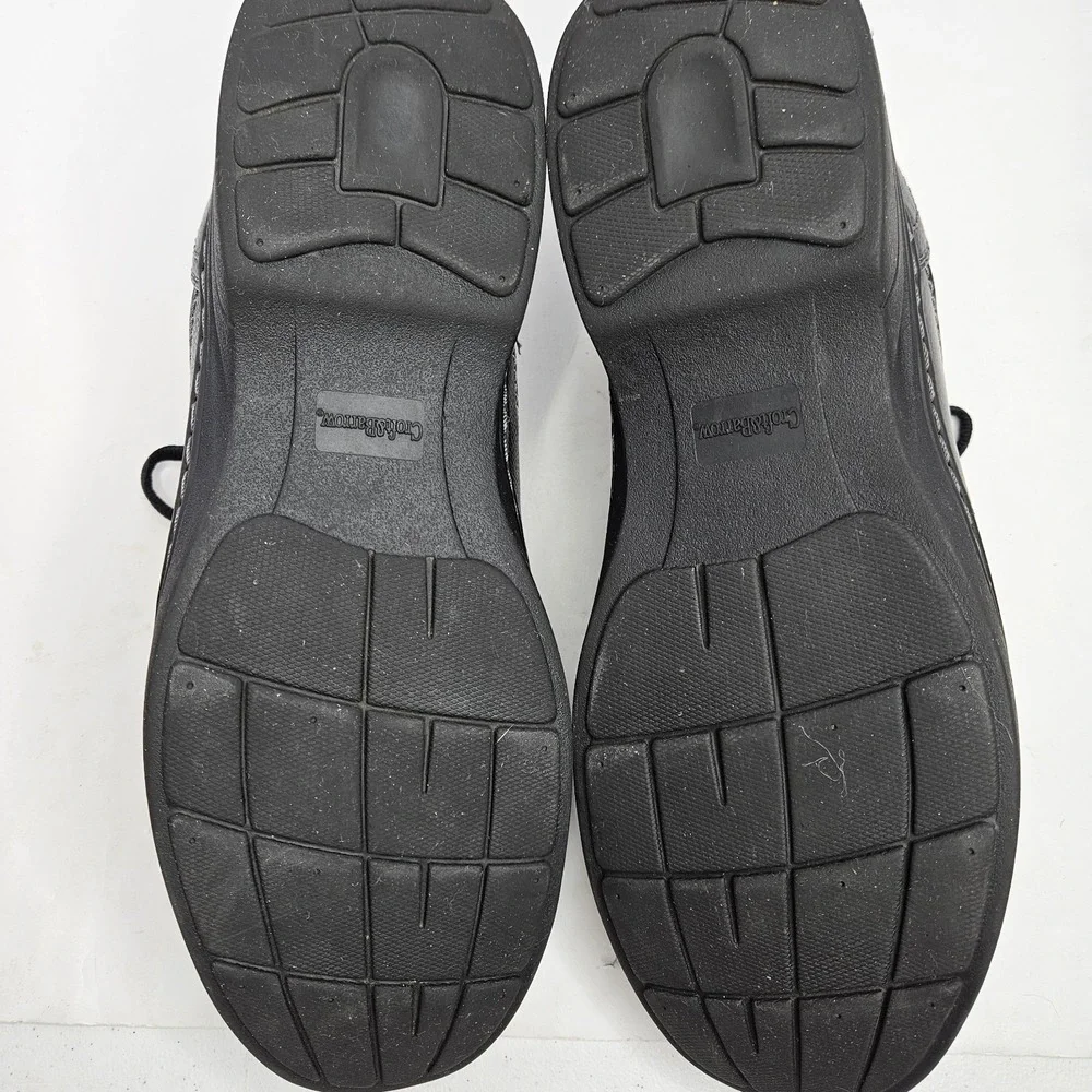 Croft & Barrow Core Technology Mens Shoe Size 13M Leather Upper Black‎